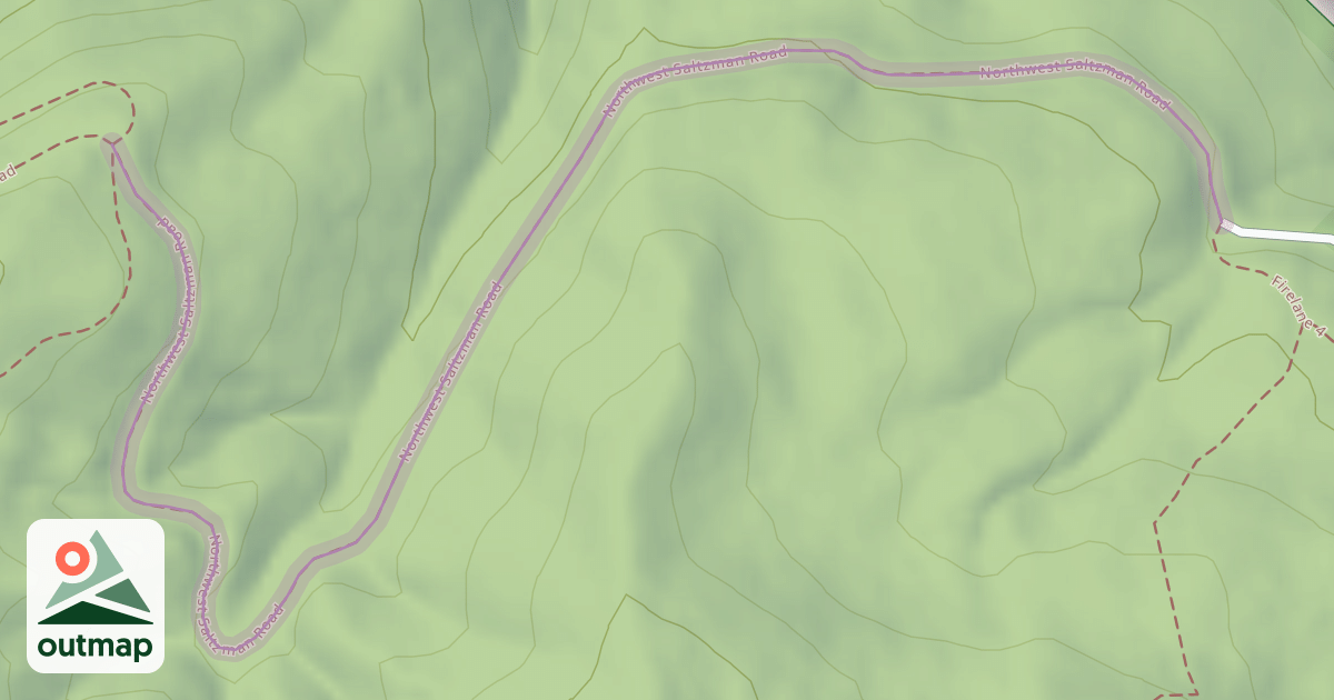 Map of Northwest Saltzman Road