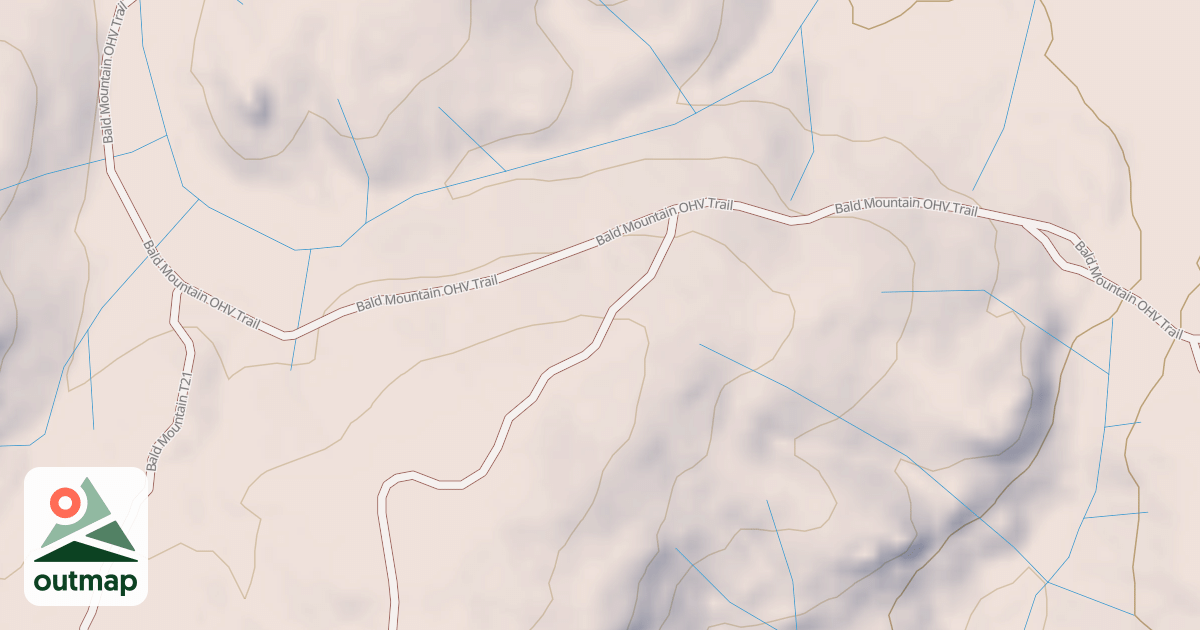 Map of Bald Mountain T20