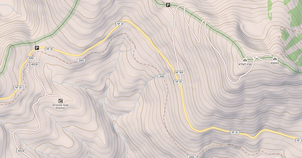 Map preview of SISKIYOU DIVIDE