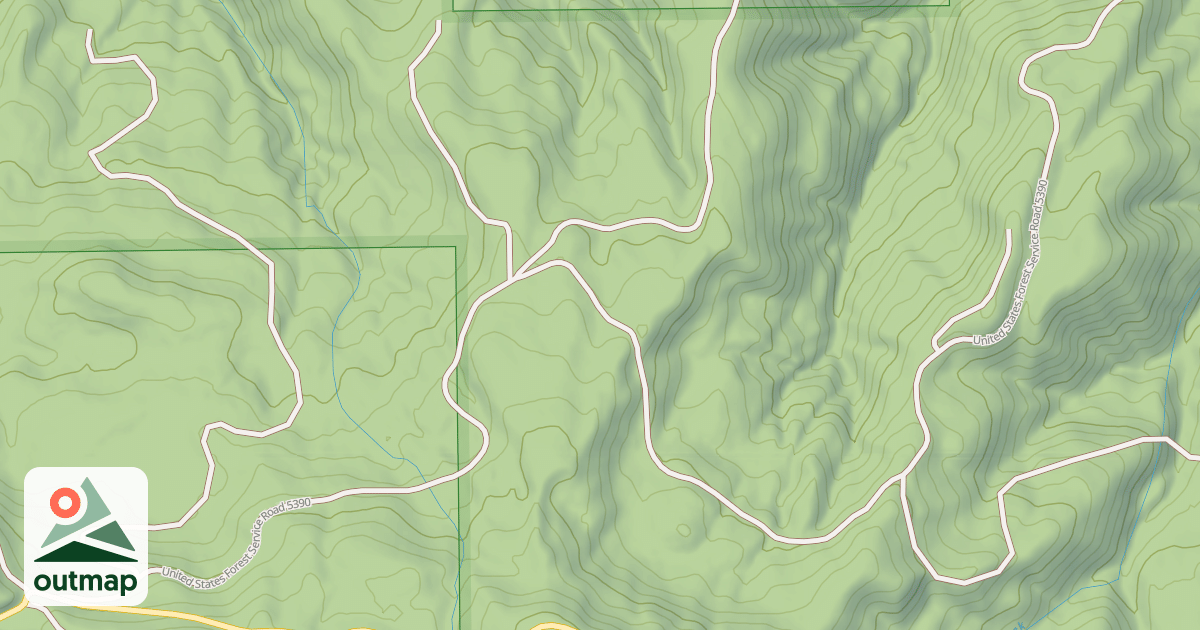 Map of USFS Motor Vehicle Use Map Roads {78CF8695-1859-4533-9760-1FCB5F8B639E}