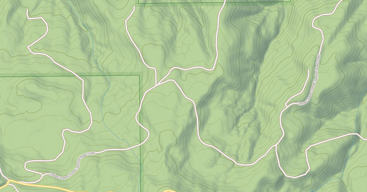 Map preview of USFS Motor Vehicle Use Map Roads {78CF8695-1859-4533-9760-1FCB5F8B639E}