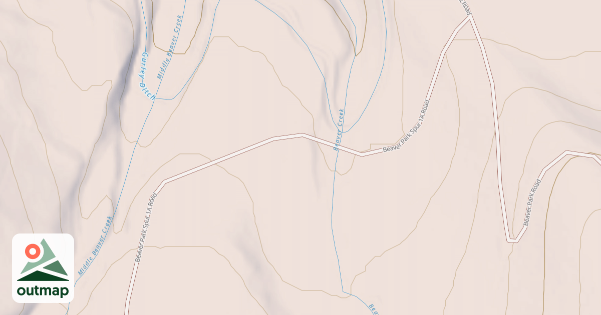 Map of BEAVER PARK SPUR 1A