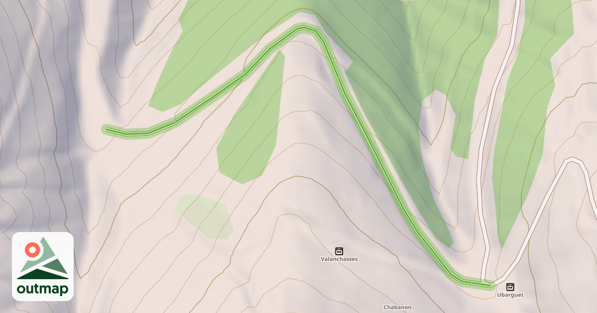 Map of Chemin des Amoureux
