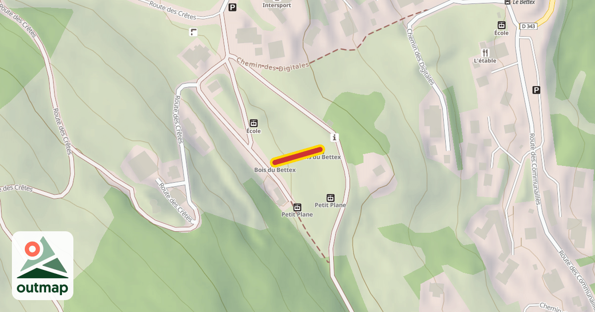 Map of Bois du Bettex