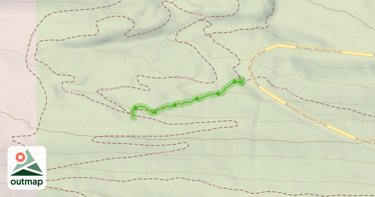Map of Berry Picker - Upper Daisy Spur
