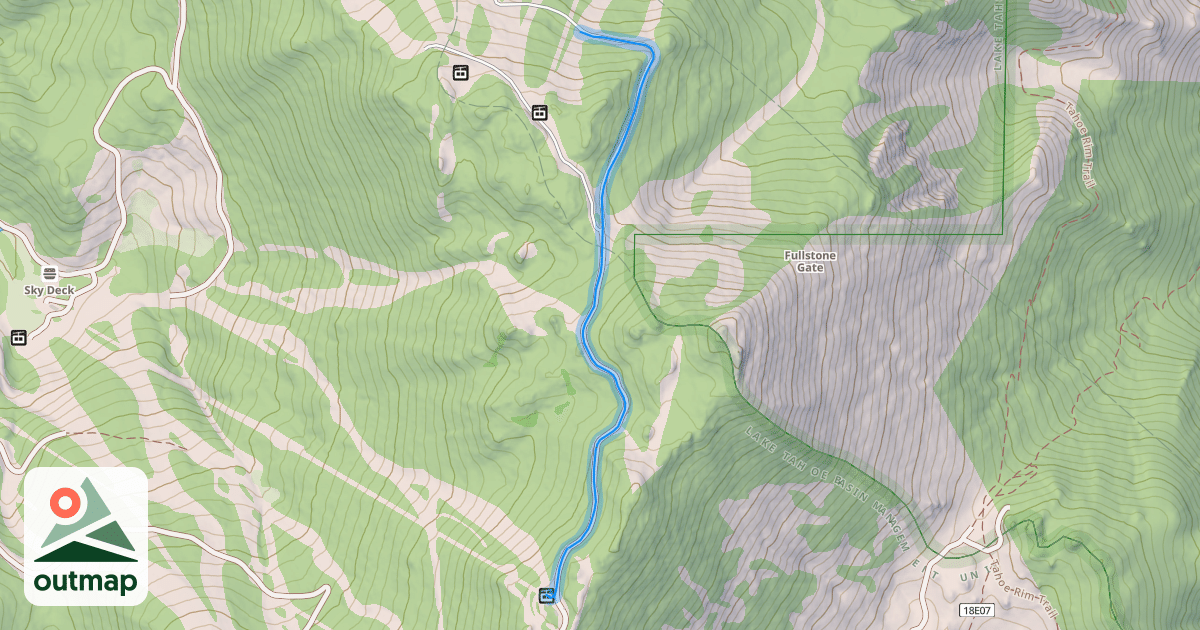 Map of Skyline Trail