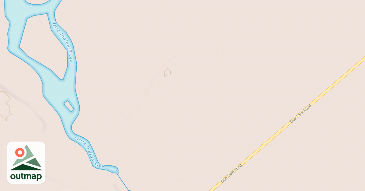 Map of DOE LAKE SPUR A