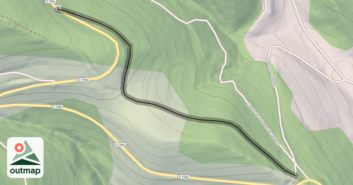 Map of Chemin du Soulier