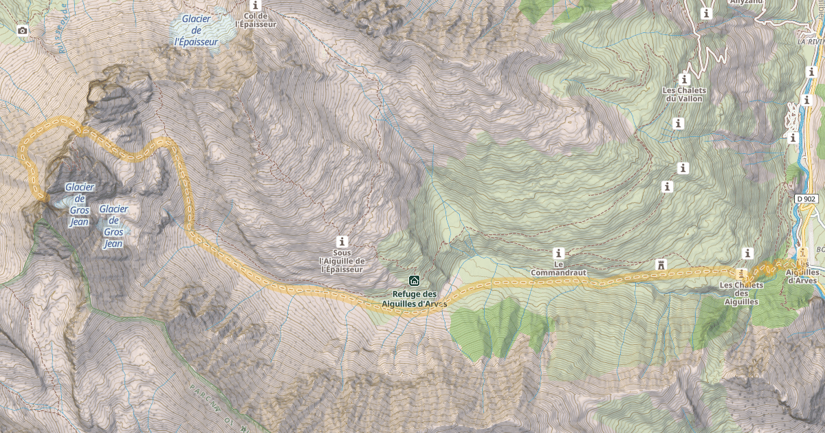 Map preview of Col de Gros Jean — Bonnenuit
