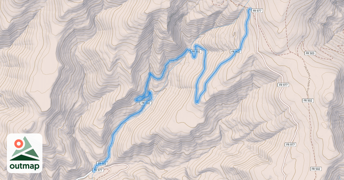 Map of Jackson Creek Trail
