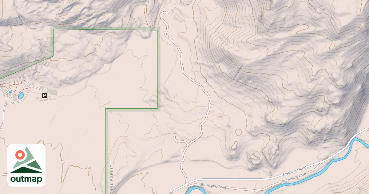 Map of HINMAN LAKE