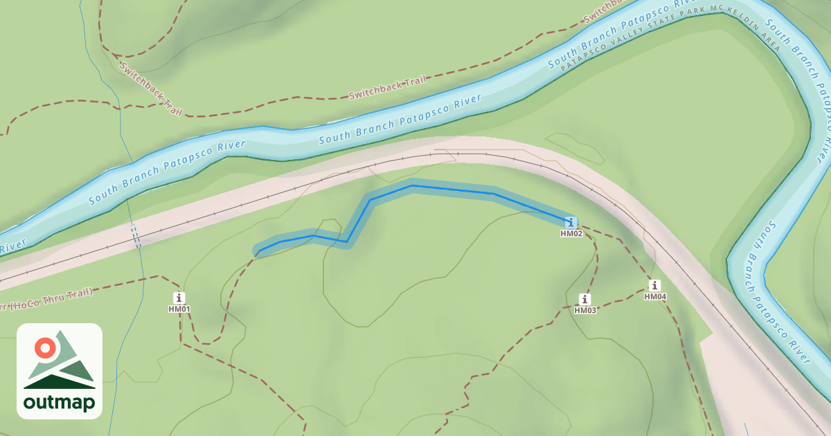 Map of Wood-Marr (HoCo Thru Trail) in Carroll