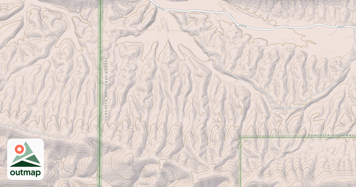 Map of USFS Motor Vehicle Use Map Roads {D20195D9-D2E2-4392-89C0-4B6DA67FC496}