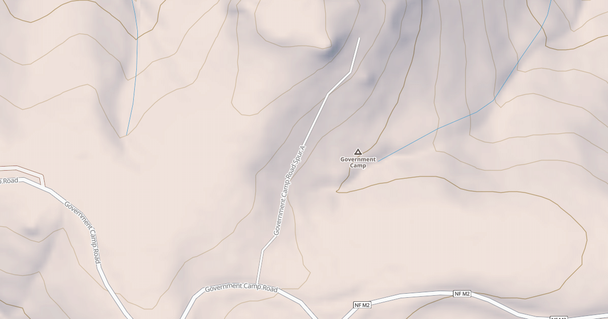 Map preview of GOVERNMENT CAMP SPUR A