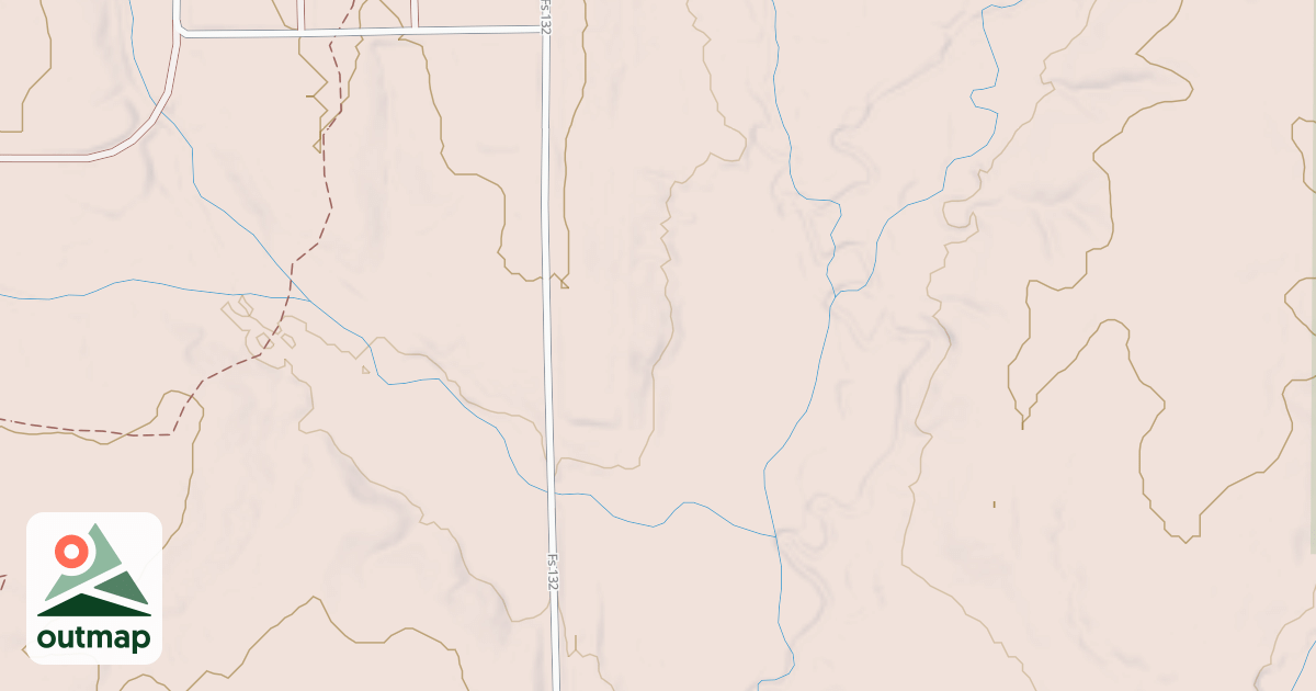 Map of USFS Motor Vehicle Use Map Roads {C312269F-6CAF-427A-8B3D-34C00CCA6FAA}