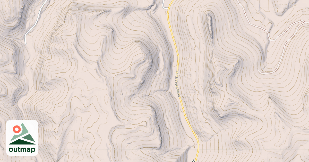 Map of Ditch Creek 21