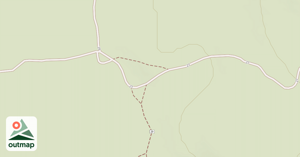 Map of Cline Buttes Tr 29