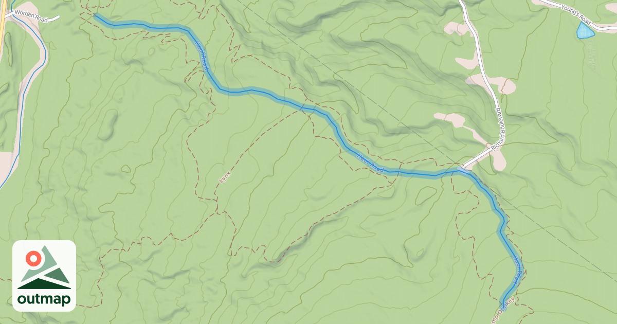 Map of Haul Road
