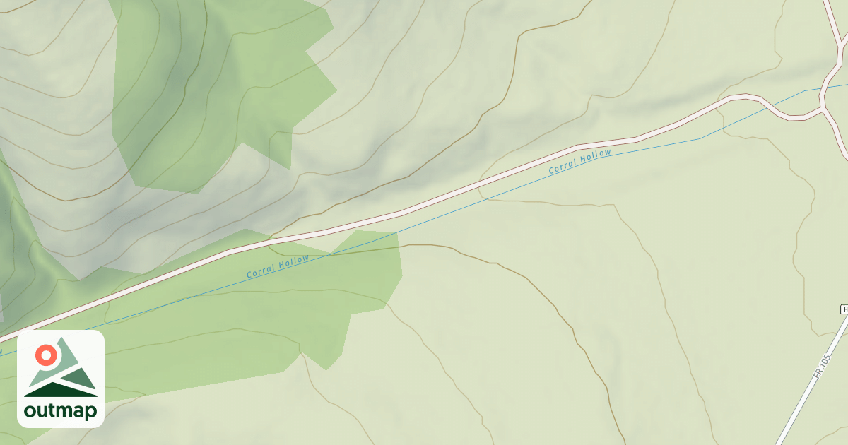 Map of CORRAL HOLLOW