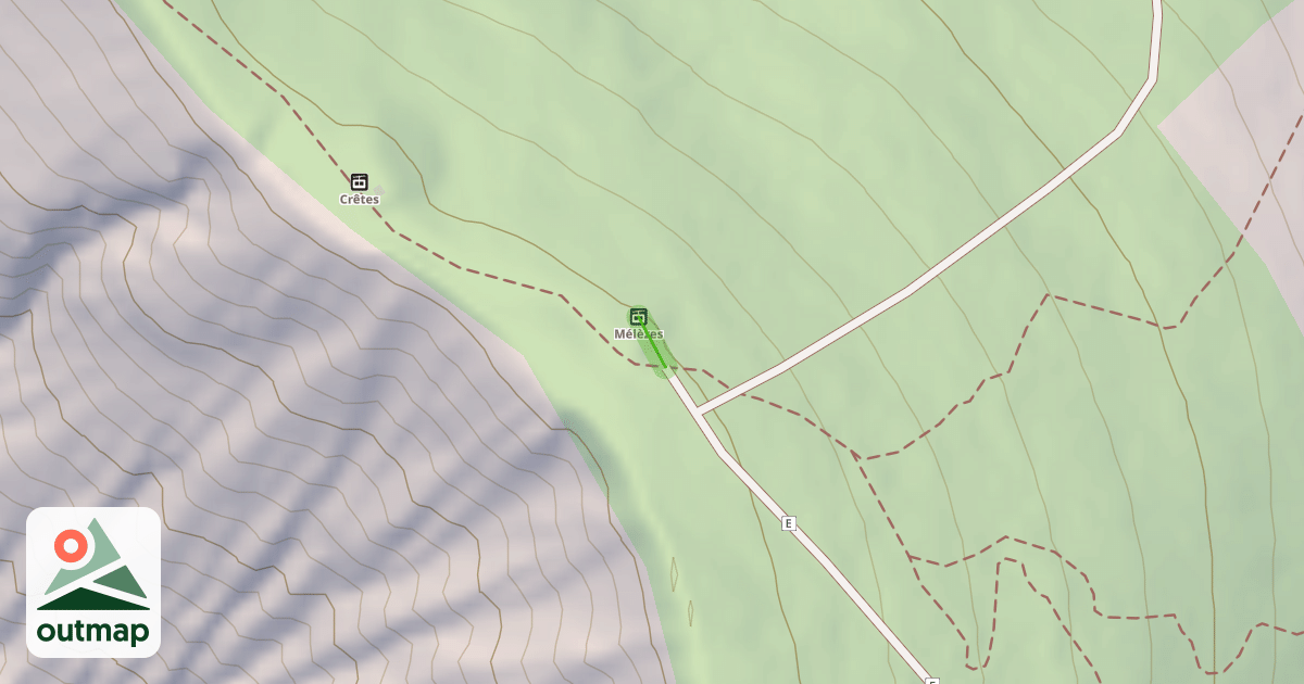 Map of Tourtourel