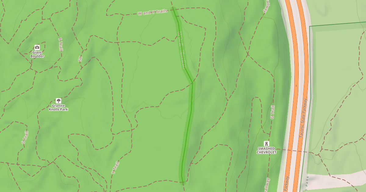Map preview of W Trail - Circolara