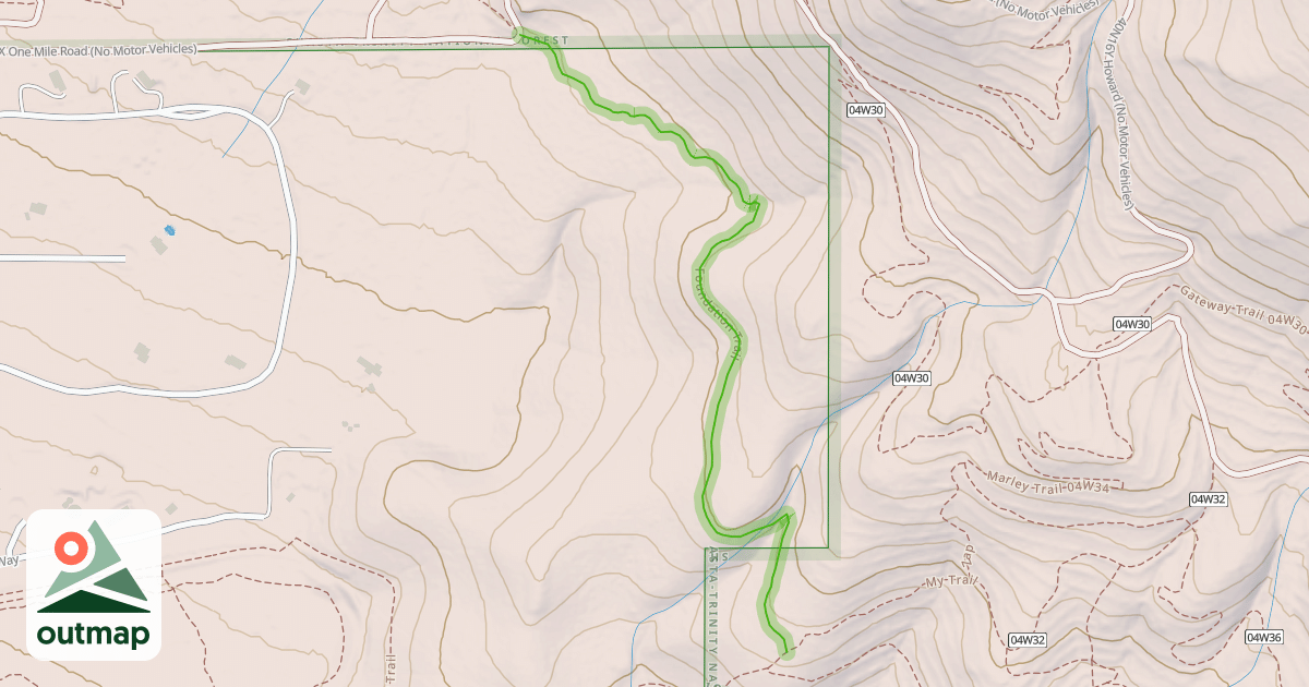 Map of Foundation Trail
