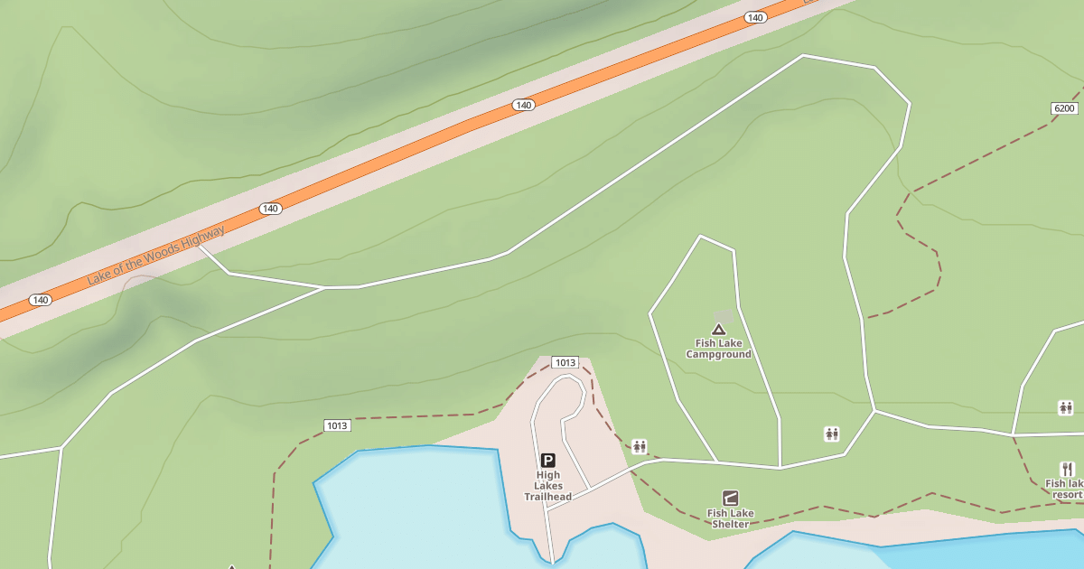 Map preview of FISH LAKE CAMPGROUND