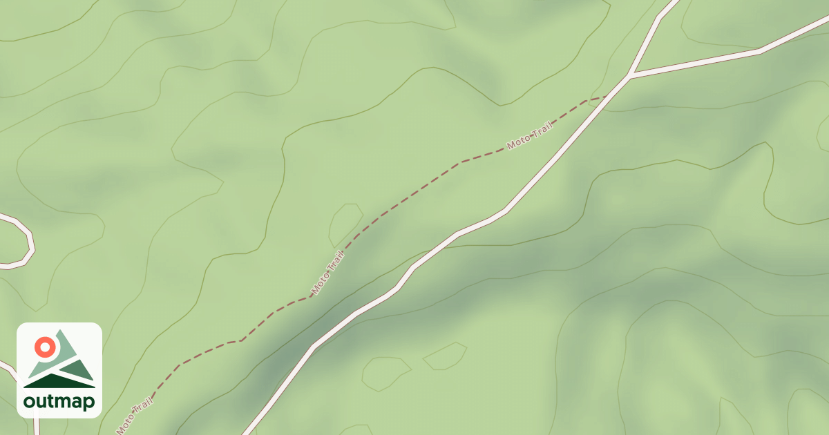 Map of Flat Mountain Trail 5