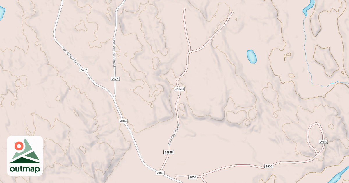 Map of BUCK BAY SPUR B