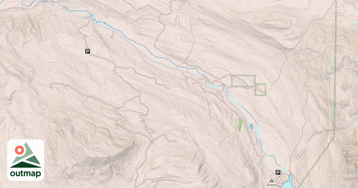 Map of Gl Snowmobile Trail