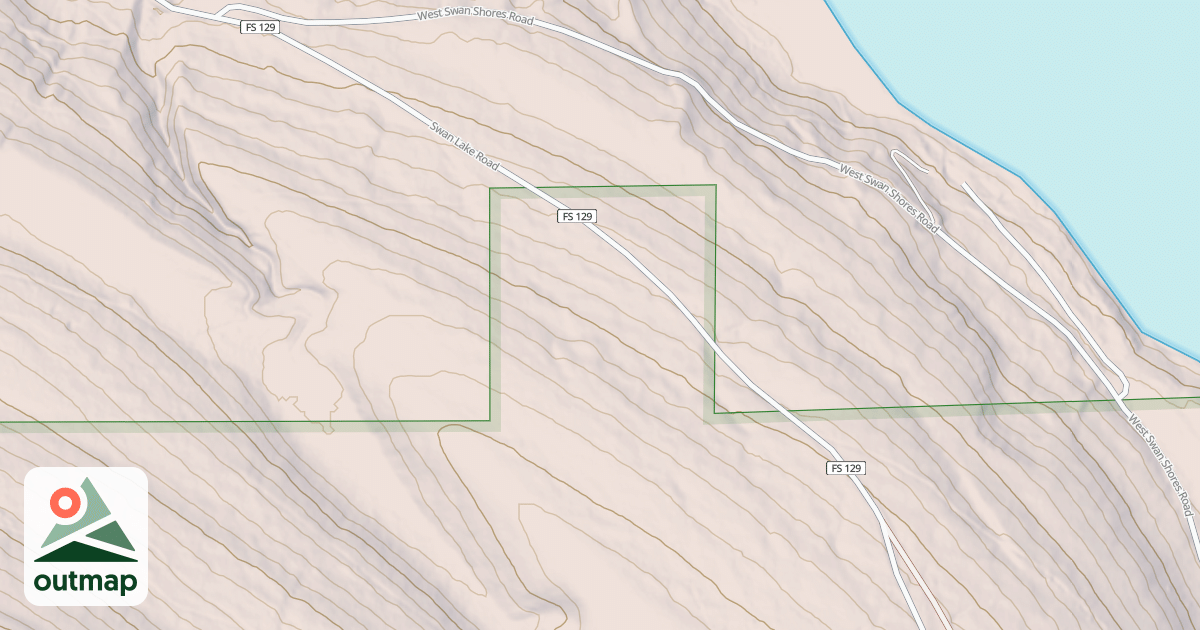 Map of SWAN LAKE