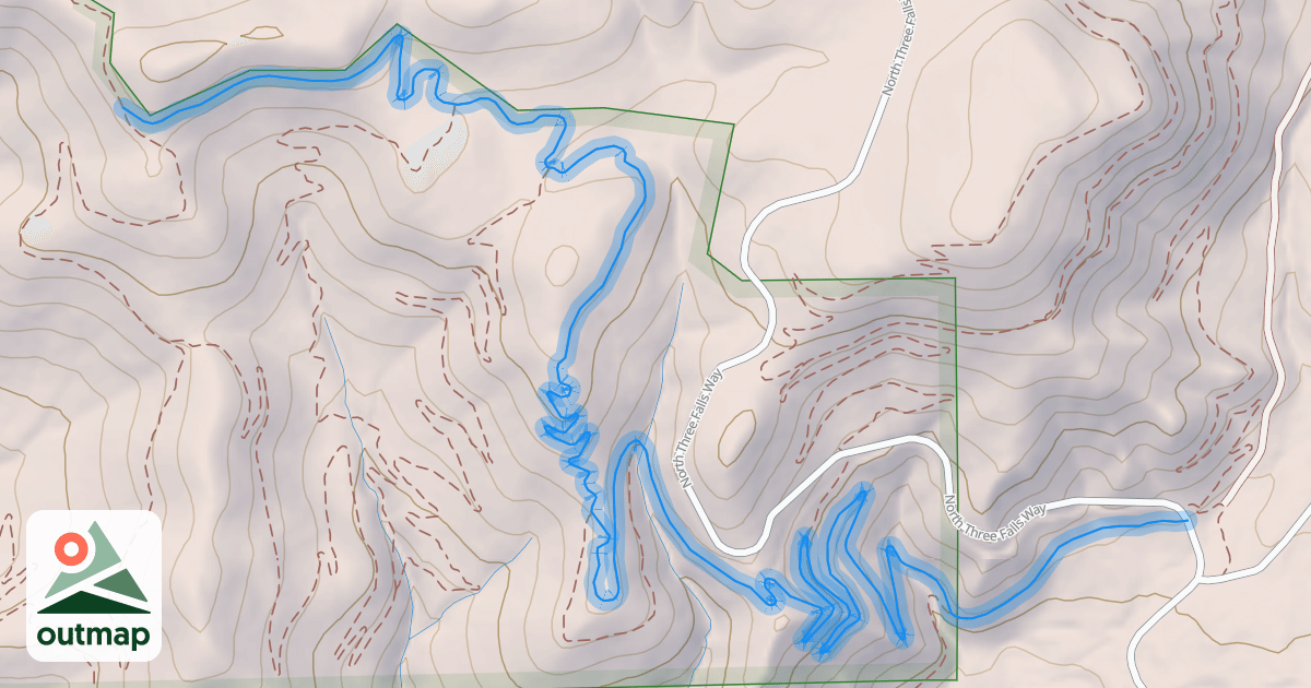 Map of Bodily Harm Trail