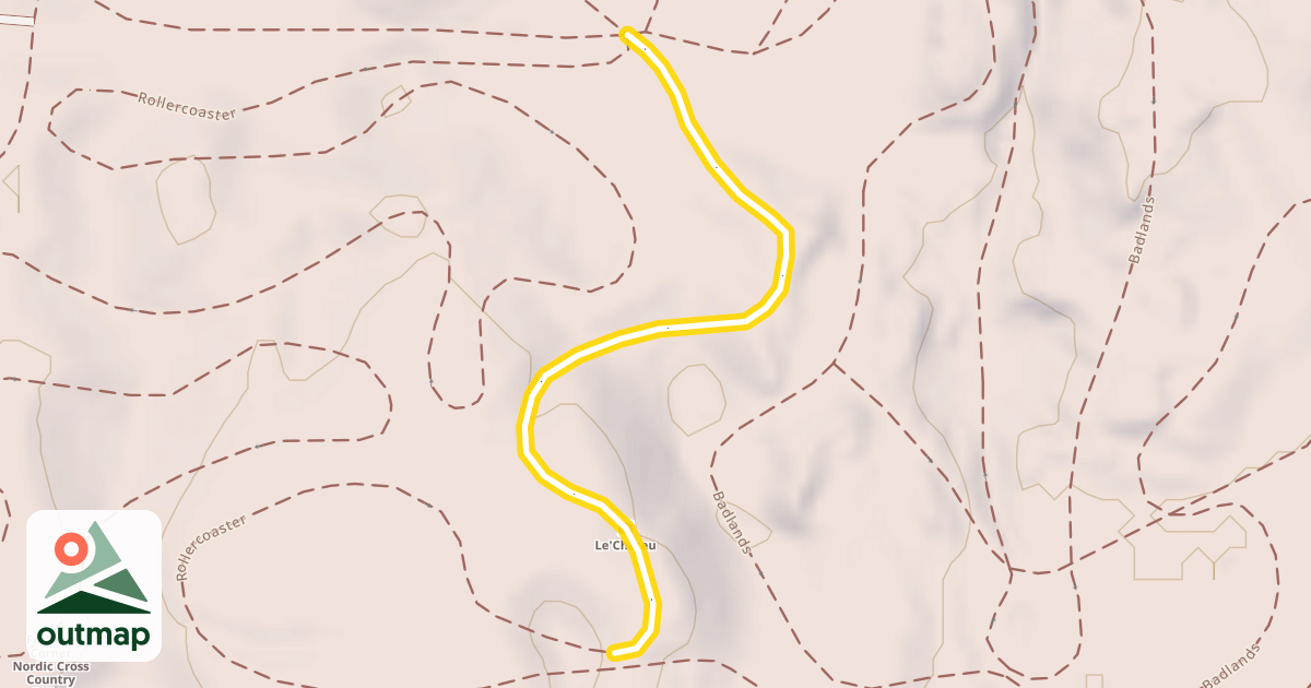 Map of Rollercoaster