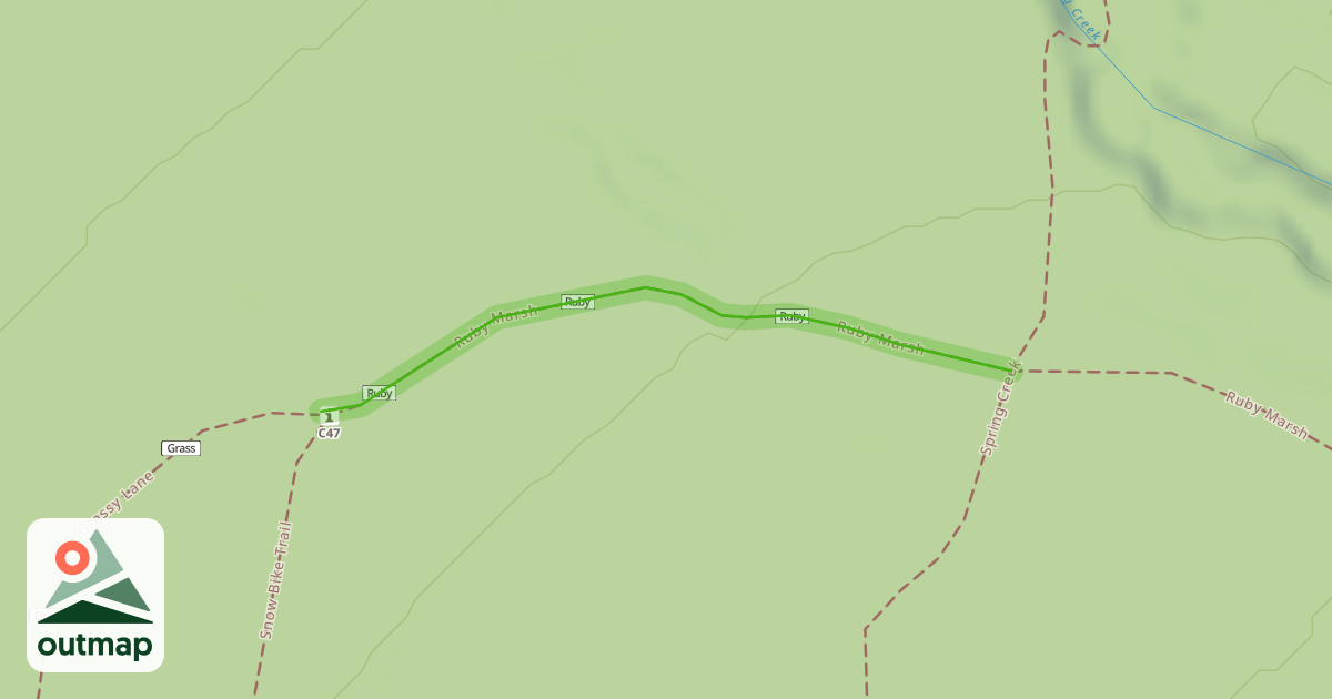 Map of Ruby Marsh