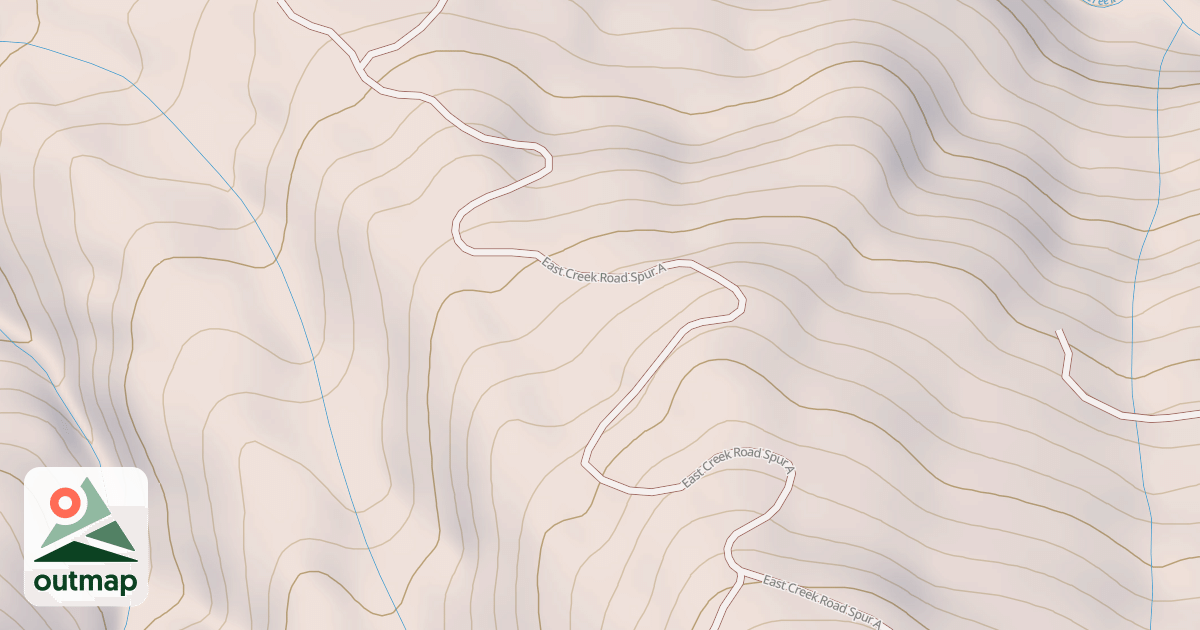 Map of EAST CREEK