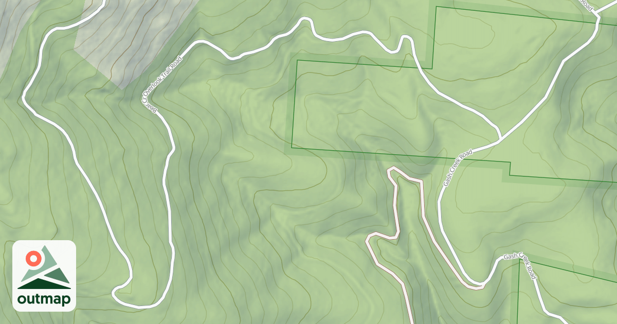 Map of (FDR) GASH RIDGE