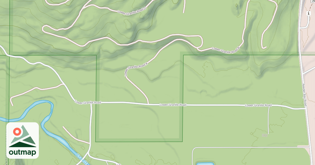 Map of LOWER GRANITE