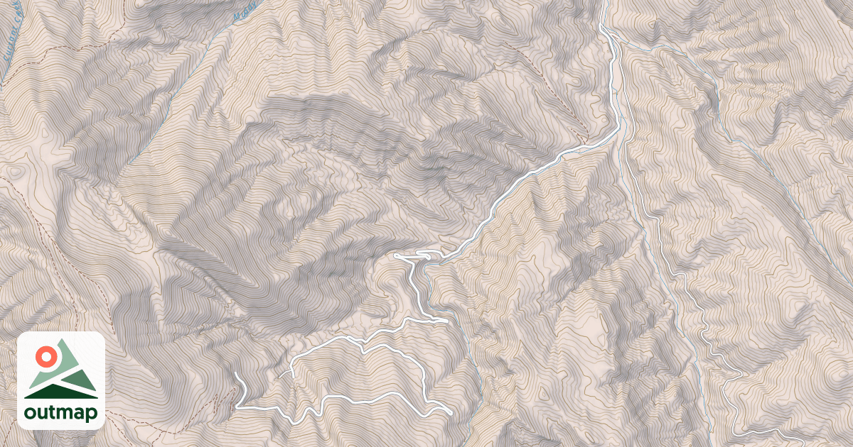 Map of WEST FORK ELK CREEK