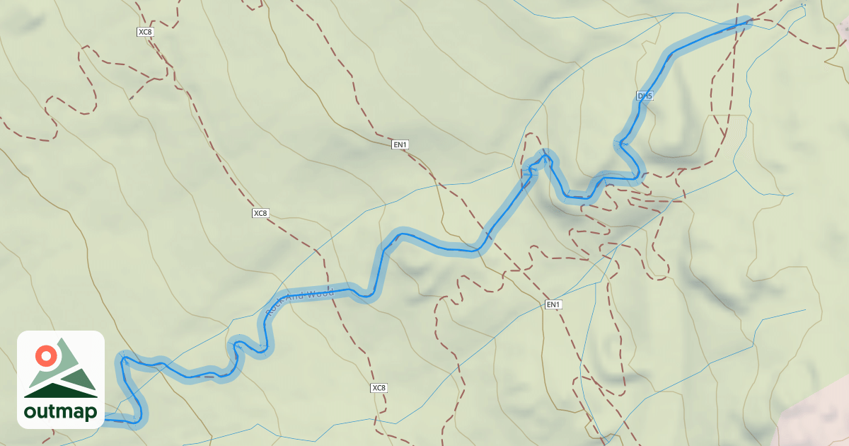 Map of Rock And Wood