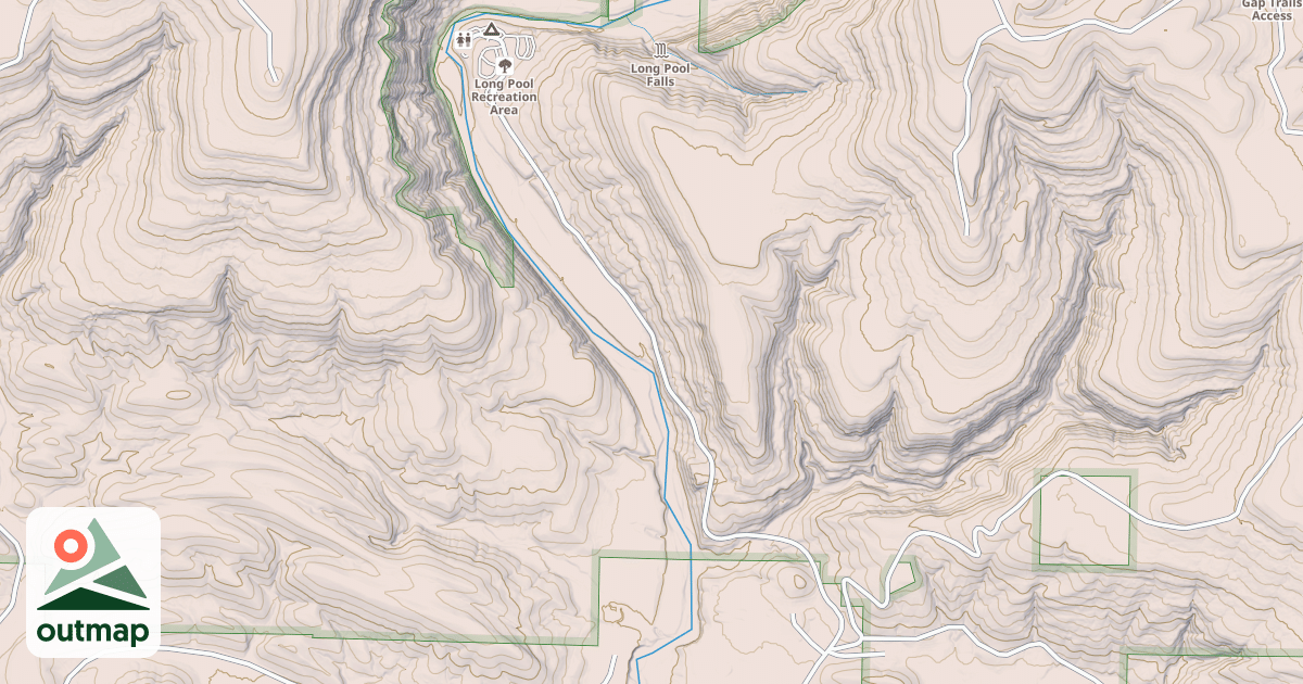 Map of LONG POOL