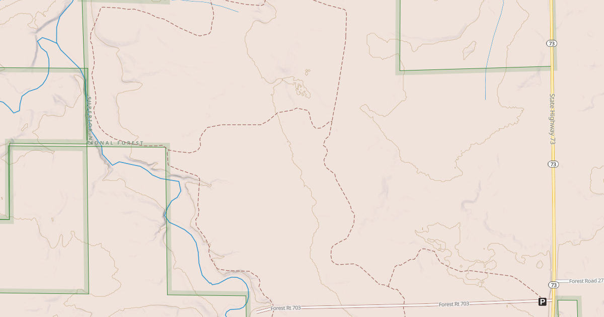 Map preview of EAST BRANCH STURGEON RIVER