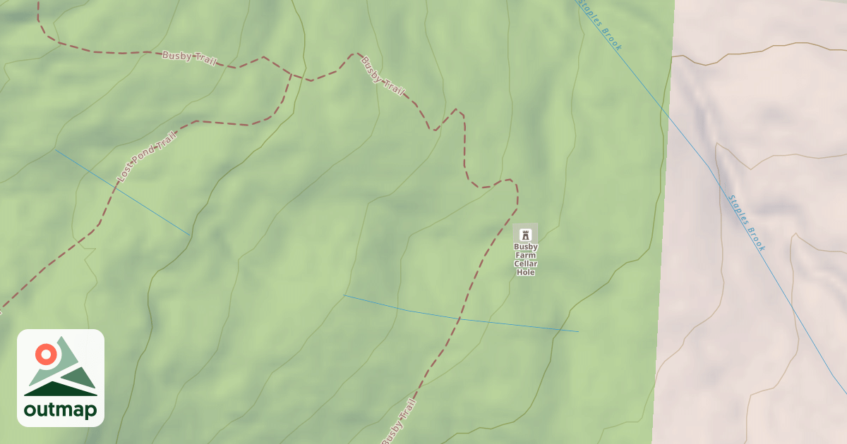 Map of Busby Trail