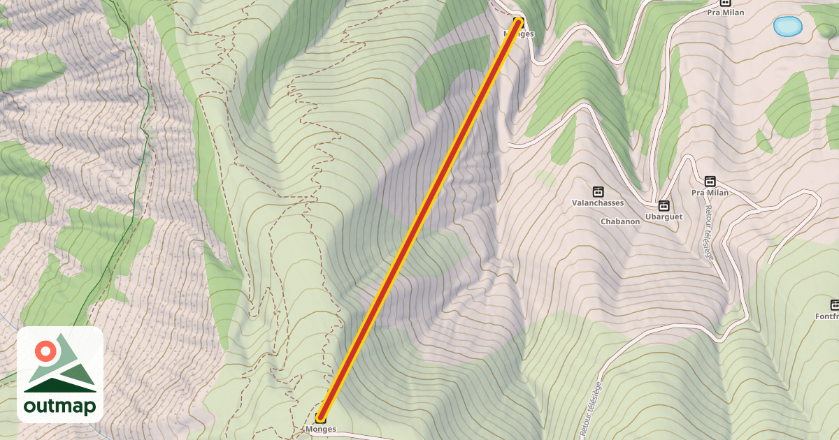 Map of Monges