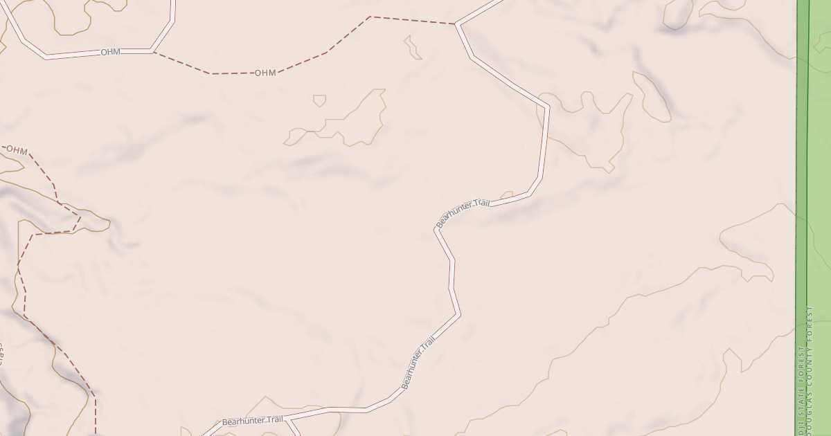 Map preview of Straight Arrows Trail