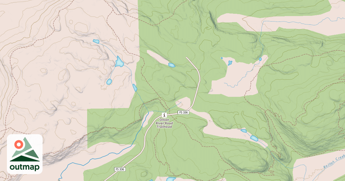 Map of Eagle Snowmobile Trail