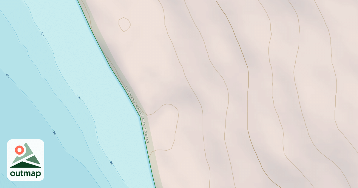 Map of Kizhuchia Creek Road