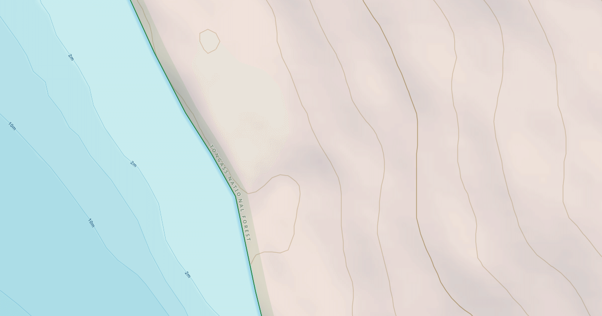 Map preview of Kizhuchia Creek Road