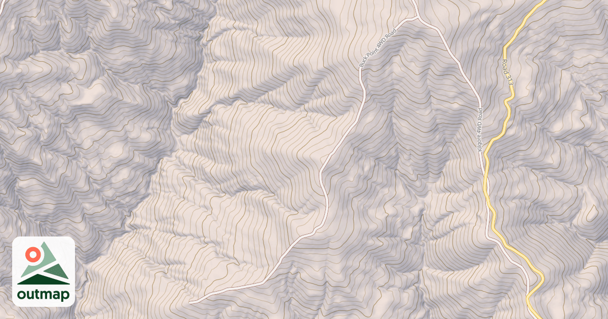 Map of BUCK POINT 4WD