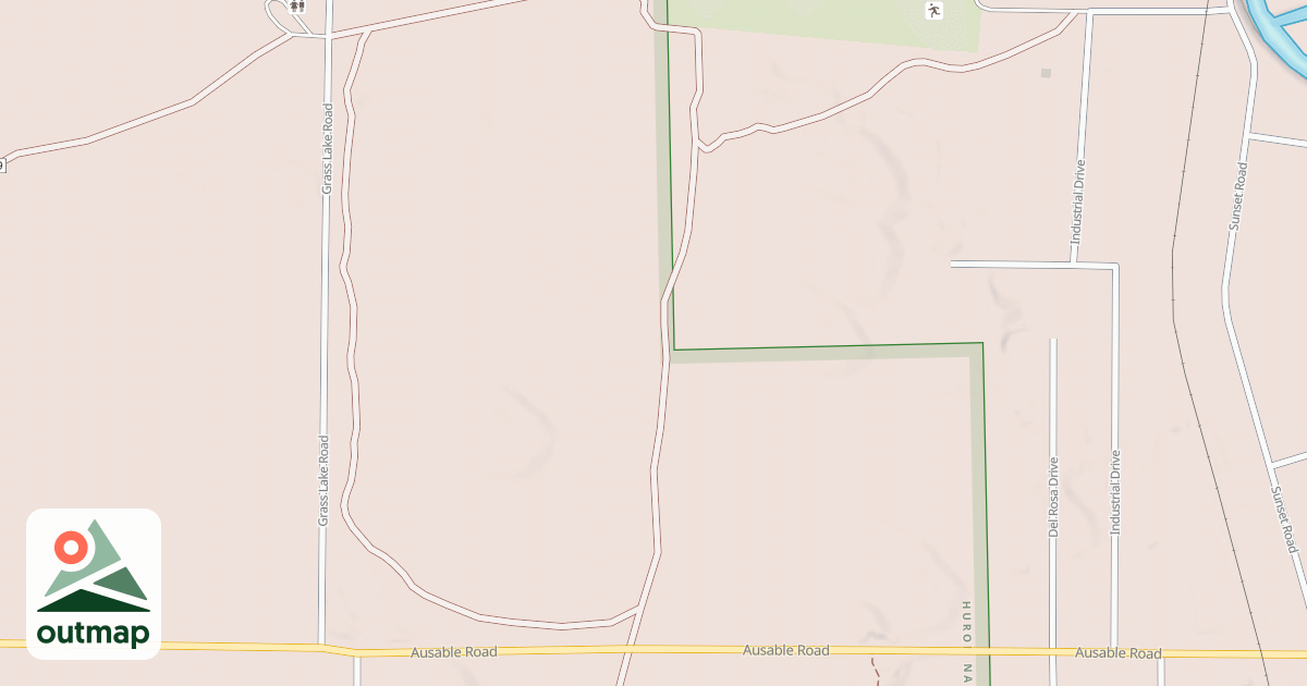 Map of GRASS LAKE SPUR