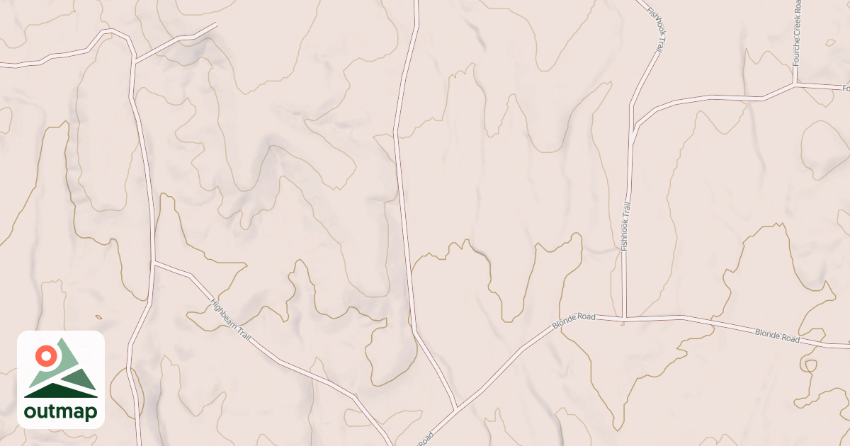 Map of BLUE MOUNTAIN